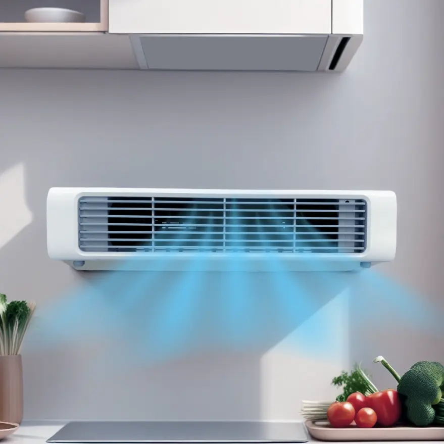 Qinux BreezaMax Portable AC Cooling Kitchen Area